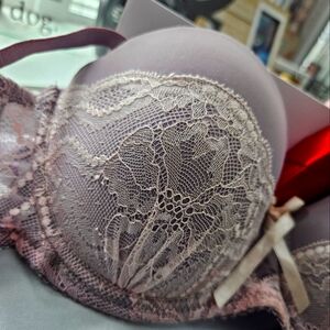 Lilac Lace Push Up Convertible Bra Sz 36C NWTS